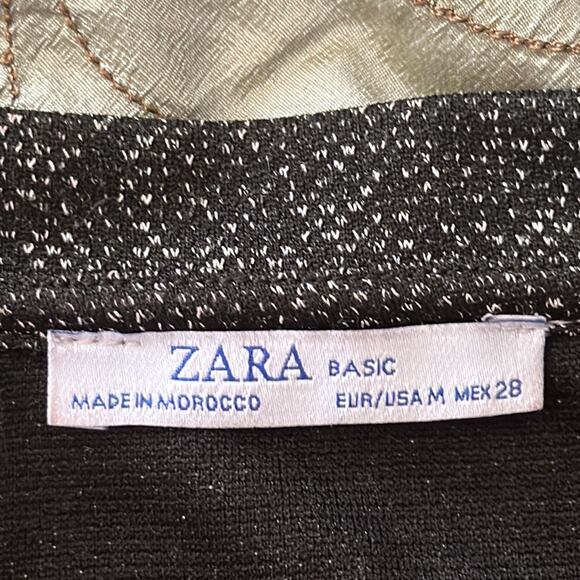 Zara | Cuffed Sleeve Top Size M - Picture 6 of 8